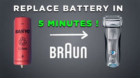 braun shaver series 7 battery replacement|replace battery on braun razor.